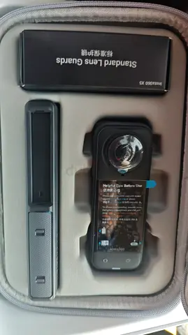 Handheld 4K Action Camera with Accessories in Hard Carry Case