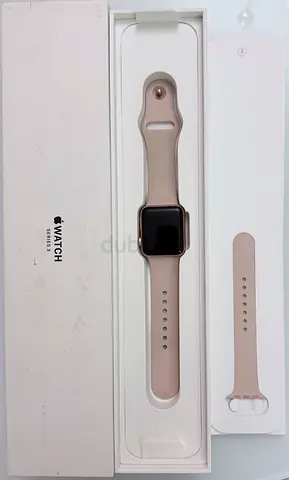 Apple Watch Series 3 38mm Gold Aluminum with Pink Sand Sport Band (Boxed)