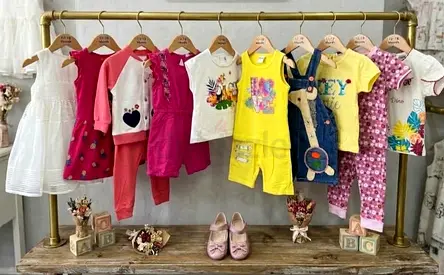 Second hand Mixed baby girls clothing bundle - set of 11 pcs (18-24M)