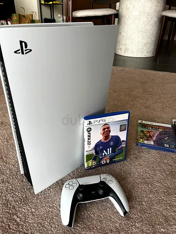 PS5 Disc Edition + Controller + 3 Games – Great Condition