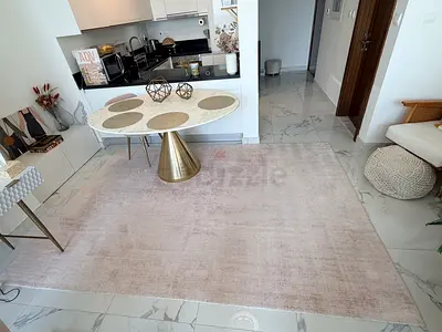 Blush Pink Area Rug 200x300cm - Soft Low Pile