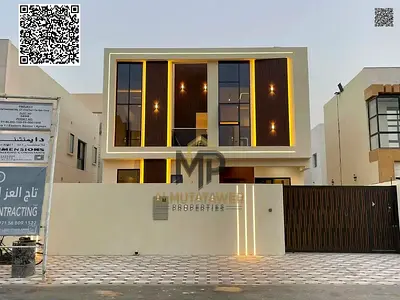 A distinctive villa for sale in Al Zahia, Ajman | Strategically located directly behind the commercial shops