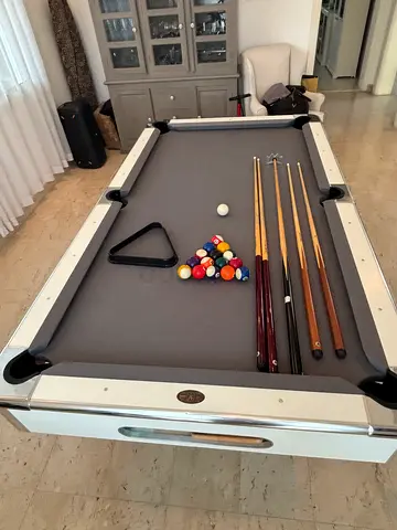 7ft American slate pool table