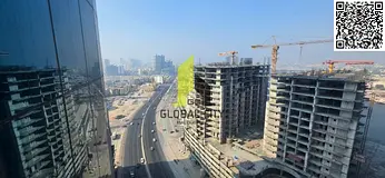 FULL OPEN VIEW APARTMENT FOR RENT ON OASIS TOWER 1 , AJMAN , HIGHER FLOOR WITH PARKING , TOTAL AREA