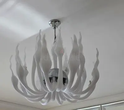 Reduced Price, HOT DEAL! Italian Murano Glass Chandelier – Luxury Statement Piece