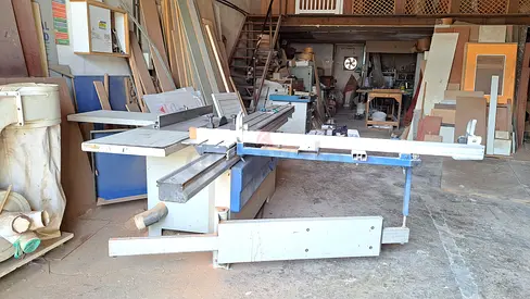 Carpentry machinery used