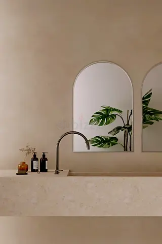 HOMEKODE Arched wall mirror - minimalist style