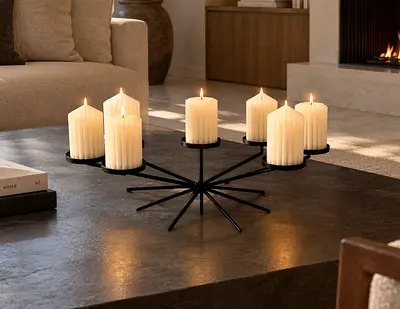 Crate and barrel candle holders