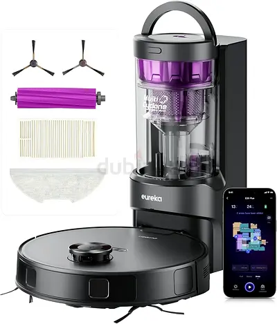 EUREKA E20 Plus Robot Vacuum Cleaner Washer with Automatic Drain Station Washing Drying
