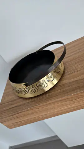 Antique Brass Flower Basket For Your Sacred Space and Decor
