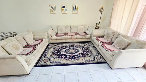 Moving Out Sale - 7 Seater Sofa|Excellent condition