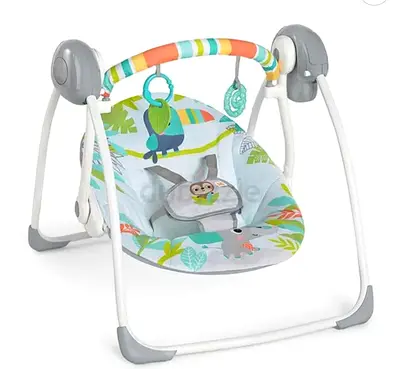 Lightweight Baby Swing/Bouncer with Toy Bar