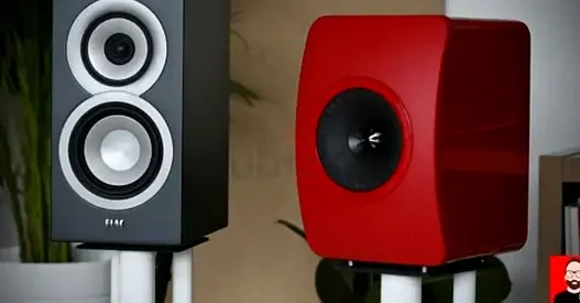 ELAC Uni-Fi BS U5 Slim 3-Way Speakers + Speaker Stands (Mint Condition)