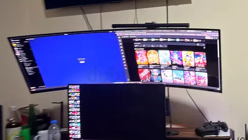 Samsung G9 OLED super ultralight wide monitor
