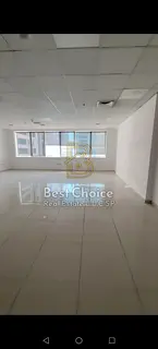 An office available for annual rent in the Al Majaz 3 area, featuring a prime location suitable for