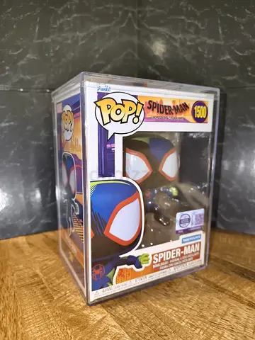 Negotiable! Funko Pop! Spider-Man (Miles Morales) #1500 - Protected Case (brand New)