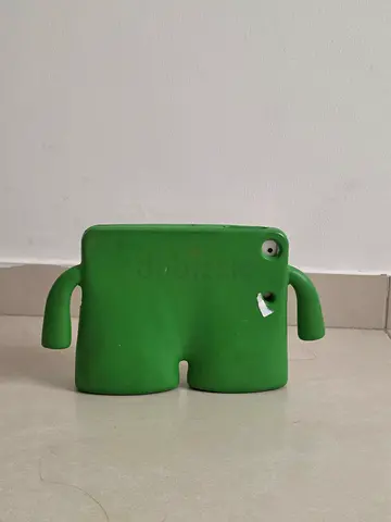 IPad with green cover for kids