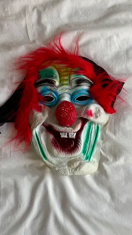 Scary Red-Haired Clown Mask - One Size