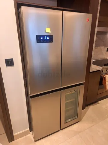 Hoover 755L Bottom Mount Freezer Refrigerator HXD-K755-S, Silver, 4 Doors
