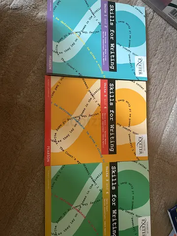 Skills for Writing (Units 1-2, 3-4, 5-6) - Pearson set