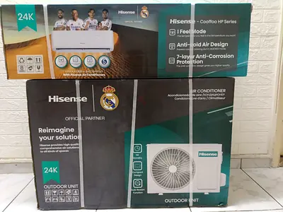 Hisense 24K Split AC Outdoor & Indoor Units - Brand New in Boxes