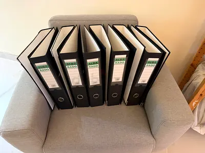 Alba Rado Lever Arch File Binders - Set of 10