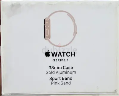 Apple Watch Series 3 38mm Gold Aluminum with Pink Sand Sport Band (Boxed)