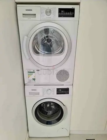 Siemens stacked washer and dryer set - good condition