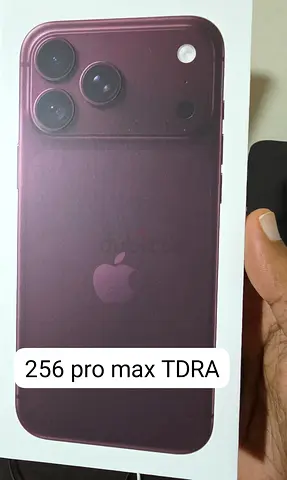 Apple iphone pro max 256 GB burgundy