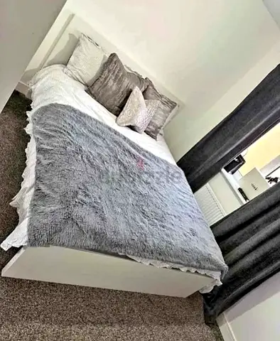 Ikea Queen size bed with mattress and storage drawers