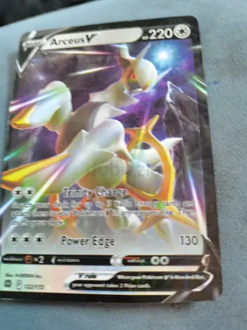Pokemon Arceus V Full Art Trading Card - Single Card