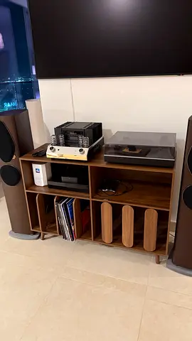 Vinyl console with power outlet and USB