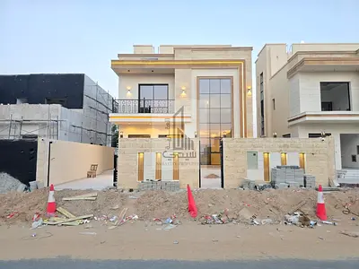 فيلا مودرن فاخرة للبيع في الحليو عجمان - 4 غرف ماستر مع روف وخزائن | تملك حر شامل رسوم التسجيل