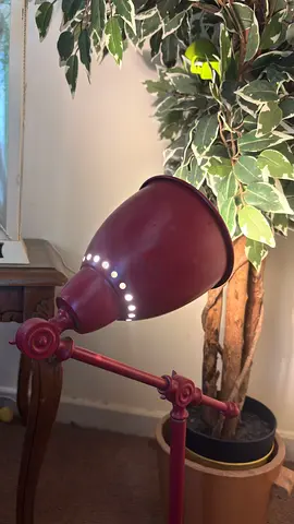 IKEA RED Adjustable Red Desk/Reading Lamp