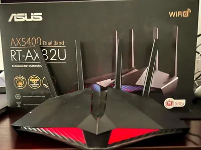ASUS RT-AX82U AX5400 Dual-Band WiFi 6 Gaming Router - Excellent Condition