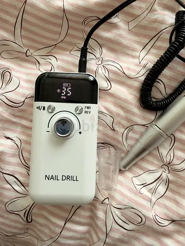 Portable Electric Nail Drill Machine - Compact, Good Condition