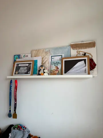 IKEA LACK Wall Shelf / Picture Ledge - White, 110 cm