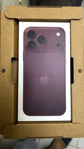 Pick Yourself From Apple Store Mall of Emirates- IPhone 18 Pro 256gb Burgundy