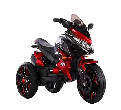 Kids 3-Wheeled Electric Ride-On Motorcycle - Red - 12 V ( 2 -6 Years) - Brand New