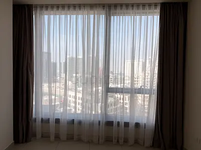 Premium Set of Curtain +Blackout +Chifon+hanging set