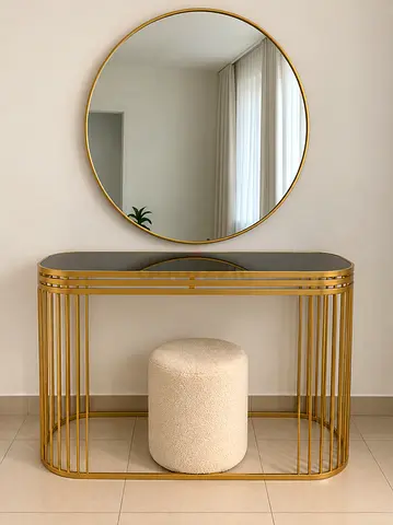 Gold Console / Dressing Table