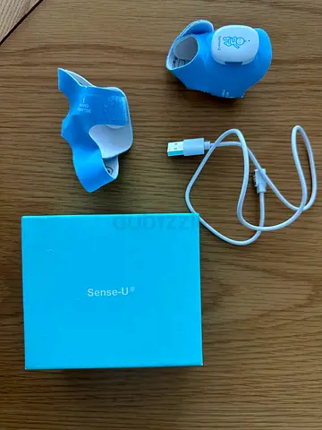 Sense-U Baby Movement & Breathing Monitor - Pair of Blue Sensors with Charger and Box