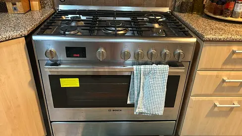 Bosch Combination Cooker stove Gas burner with electric oven 90cm