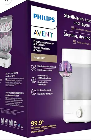 Philips Avent Bottle Steriliser & Dryer - Premium, 24hr Sterilisation