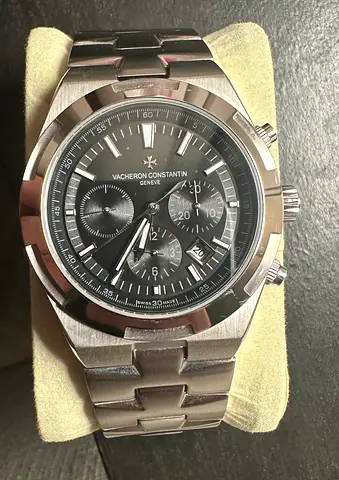 Vacheron Constantin stainless steel men's chronograph watch - good condition