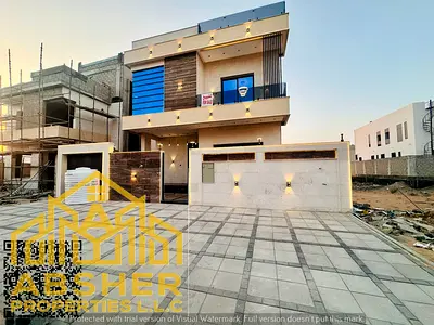 For sale, a wonderful villa in Al Alia - Ajman, with a luxurious modern design and high-quality specifications.