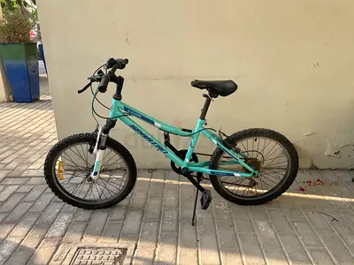 Used mint green 20" kids mountain bike - good working condition