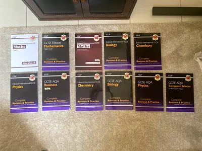 GCSE school revision books full pack