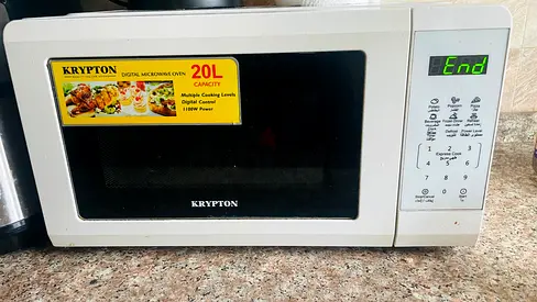 Krypton 20L Digital Microwave Oven - Good Working Condition
