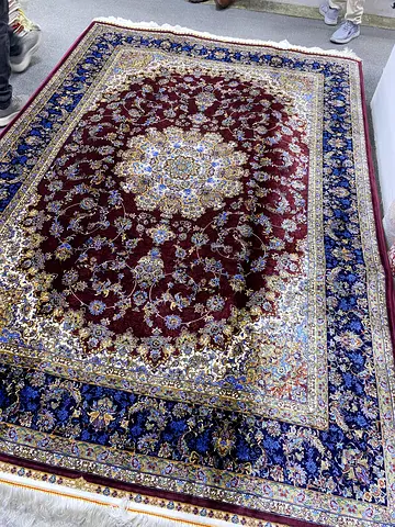 Pure Silk Persian Carpet